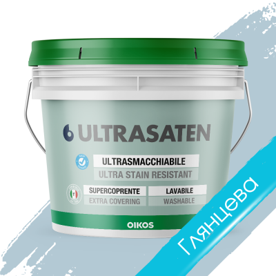 Інтер'єрна фарба Ultrasaten Lucido Airy Blue (Небесно-блакитна) - 10 л