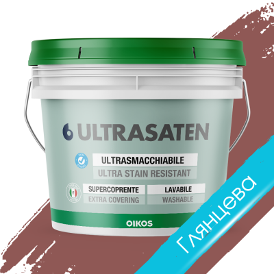 Інтер'єрна фарба Ultrasaten Lucido Dusty Rose (Пильно-рожева) - 10 л