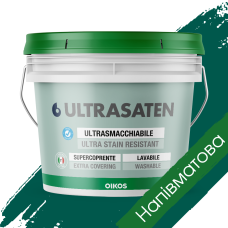 Інтер'єрна фарба Ultrasaten Satinato Emerald Green (Глибока смарагдова) - 10 л