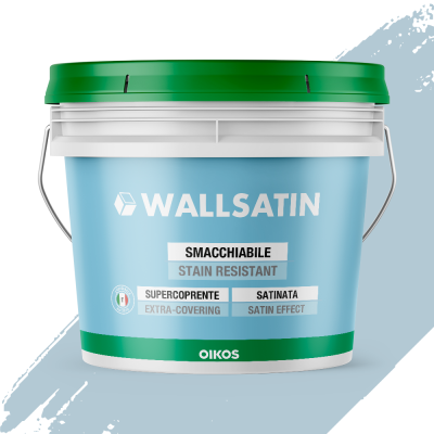 Інтер'єрна фарба Wallsatin Airy Blue (Небесно-блакитна) - 10л